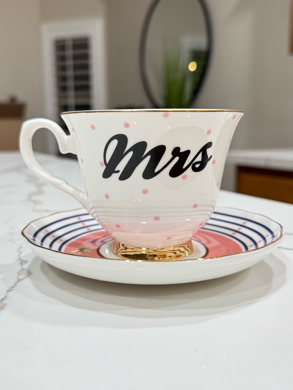 Yvonne Ellen “Mrs” teacup set.